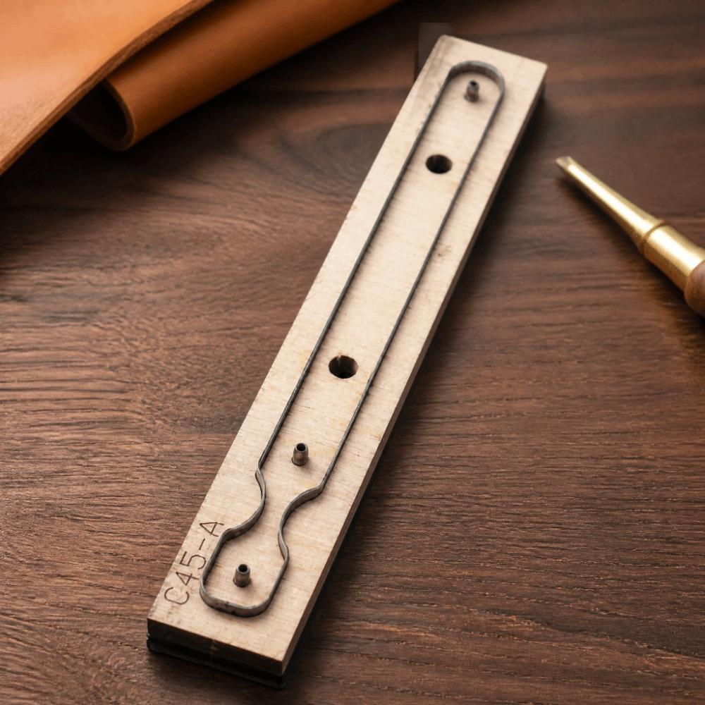 Wooden Die Leather Cutting Die Long Strip Design DIY Leather Tool Strap Cutting Die For DIY Crafts