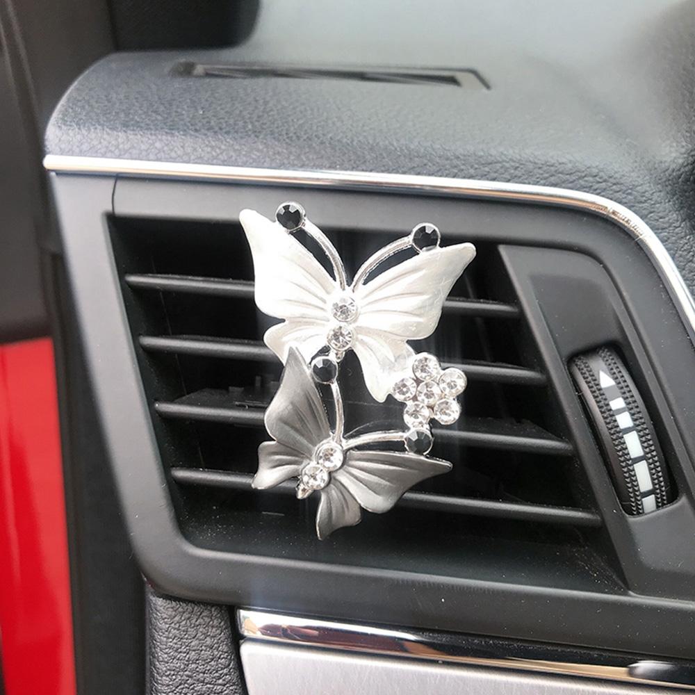 Освежитель воздуха «Бабочка», автомобильные духи, натуральный запах, зажим для кондиционера, аромат, автоаксессуары