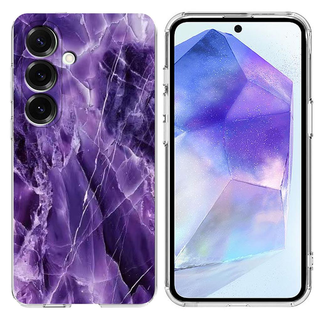 For Samsung Galaxy A55 5G Case Marble Pattern Printing Soft TPU Phone Cover
