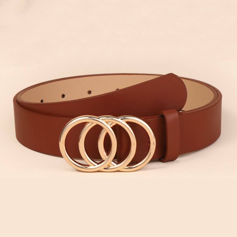 Повседневный ремень с пряжкой-слайдером, роскошный дизайн, модный пояс для брюк и платьев для женщин