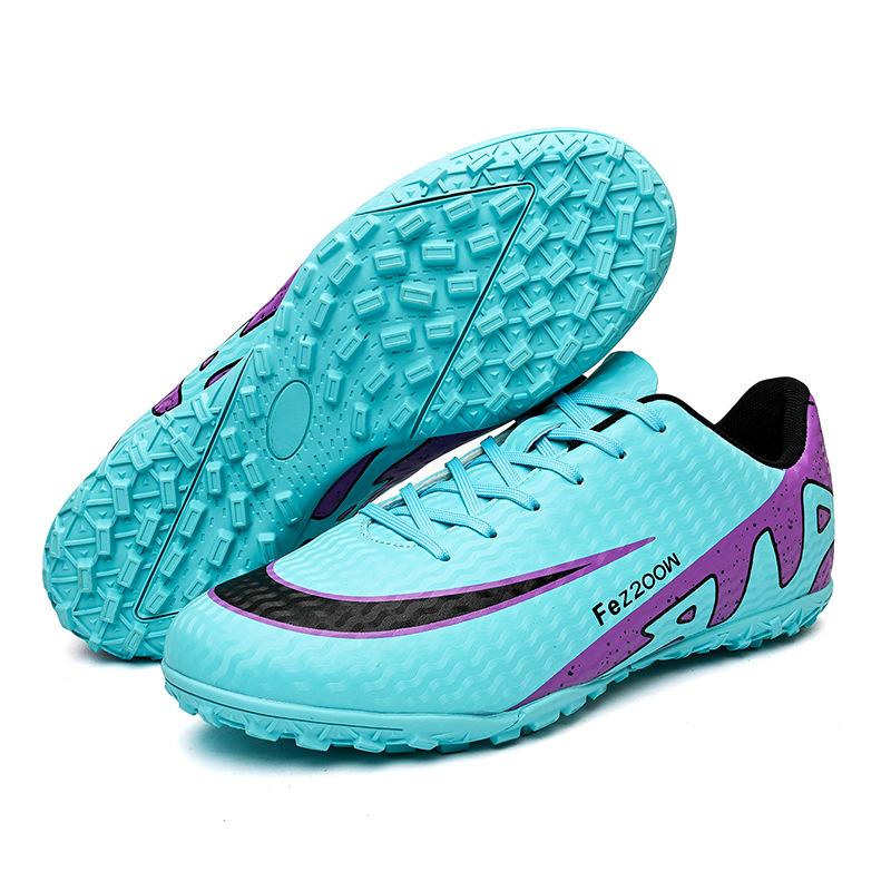 2024 Spring New Seamless Flying Knitted Football Shoes Men's Broken Nails Tf Long Nails Ag Training Boots for Shipping