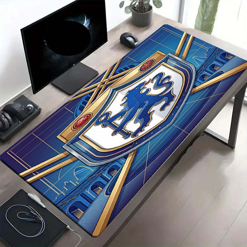 Коврик для мыши с принтом Футбольного клуба «Челси», Противоскользящий коврик для настольного компьютера и клавиатуры, для ПК, ноутбука, игр, работы, повседневного использования, Крутой подарок-сюрприз на фестиваль