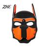 Realistic Dog Head Cover Full Mask for Adult Role Play, Soft Neoprene Animal Stretchy with Removable Mouth And Foldable Ears, Puppy Play Gear Costume