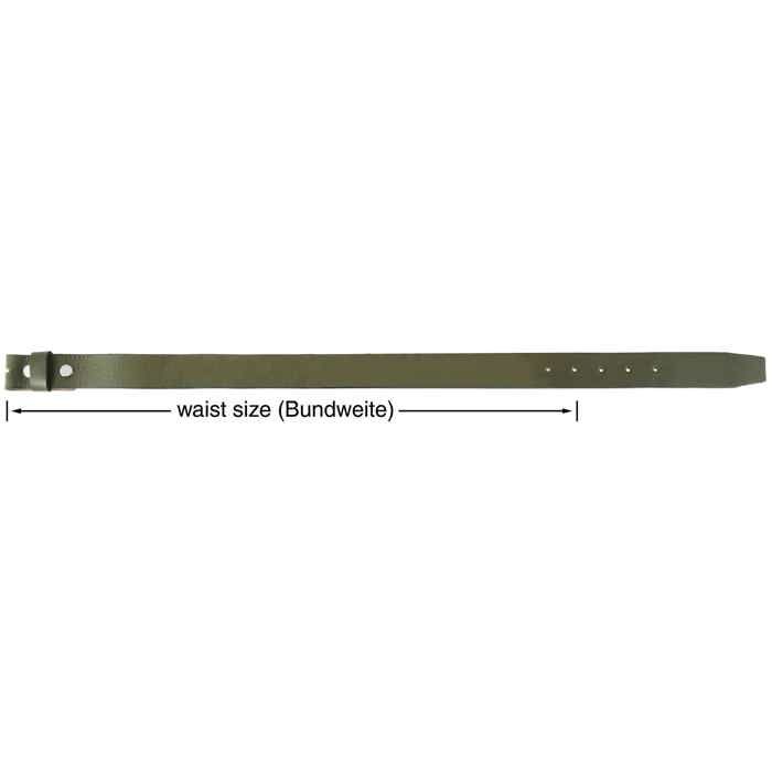 Ceinture - LEONARDO VERRELLI - 125 cm (sans boucle) - Cuir véritable - Vert - Femme