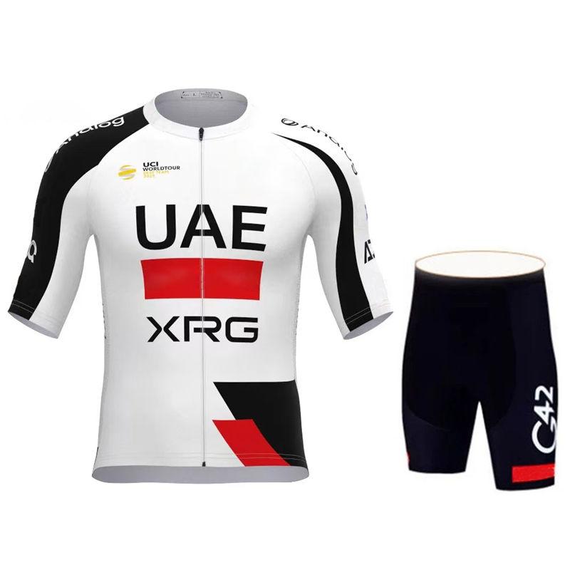 Новый комплект Pro Team 2025 Uae Cycling Jersey для мужчин, летняя велосипедная горная форма, Ropa Ciclismo, майка для мужчин, велосипедный костюм