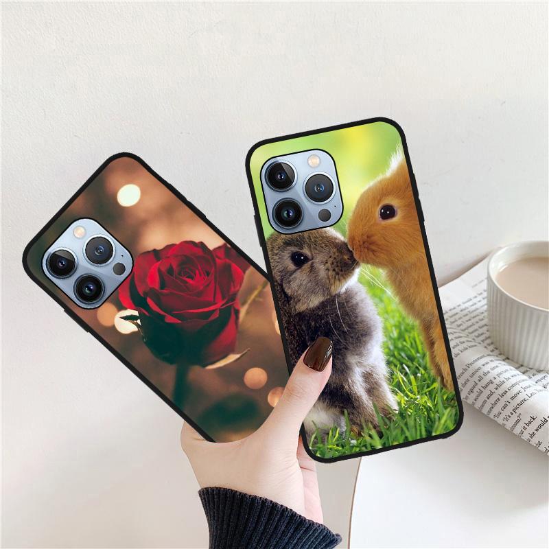 Силиконовый чехол с мультяшным рисунком для Xiaomi Redmi Note 11 11S 10 9 8 10C 9A 9C 11 Lite 11T Pro, чехол с милым котом, цветами и розами, матовый черный, окрашенный своими руками бампер для телефона