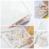 Portable Transparent File Document Bag Pouch Plastic Envelope Bill Invoice Storage Organizer with