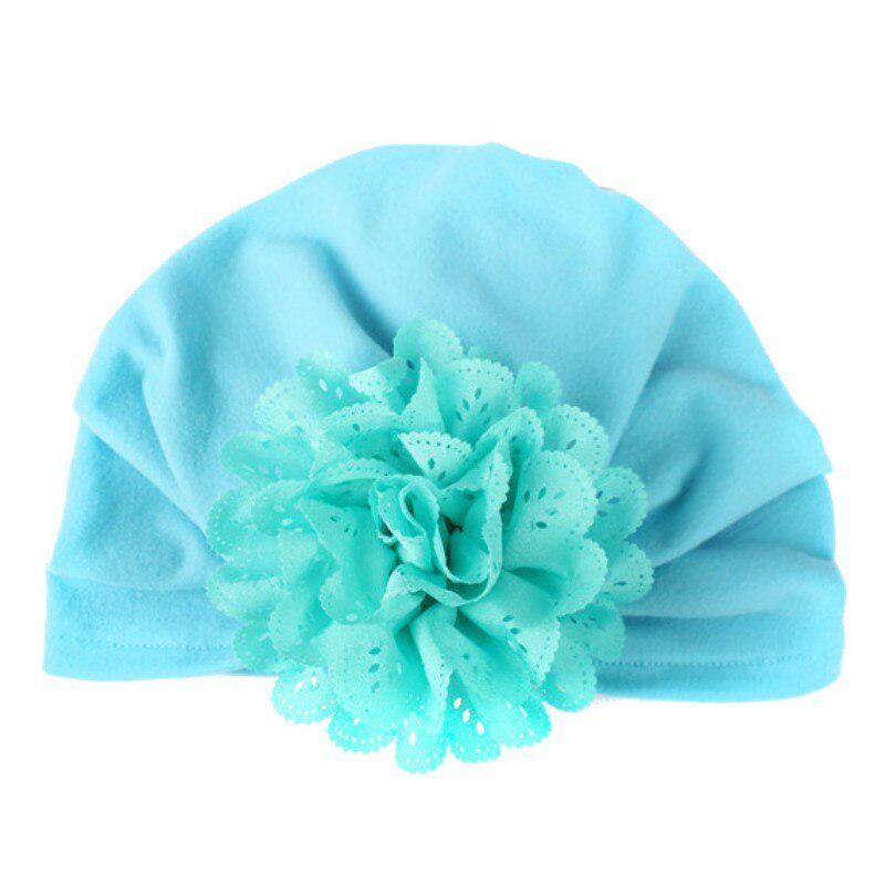 Милая шапочка-бини для новорожденных мальчиков и девочек, однотонная шапка-тюрбан с цветочным узлом, шапка-тюрбан