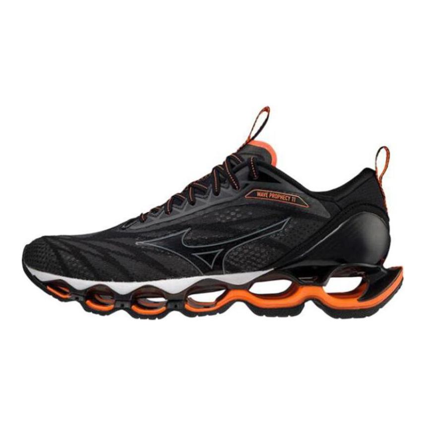 Mizuno Кроссовки Wave Prophecy 11 'Серый Черный Оранжевый' J1GC220009