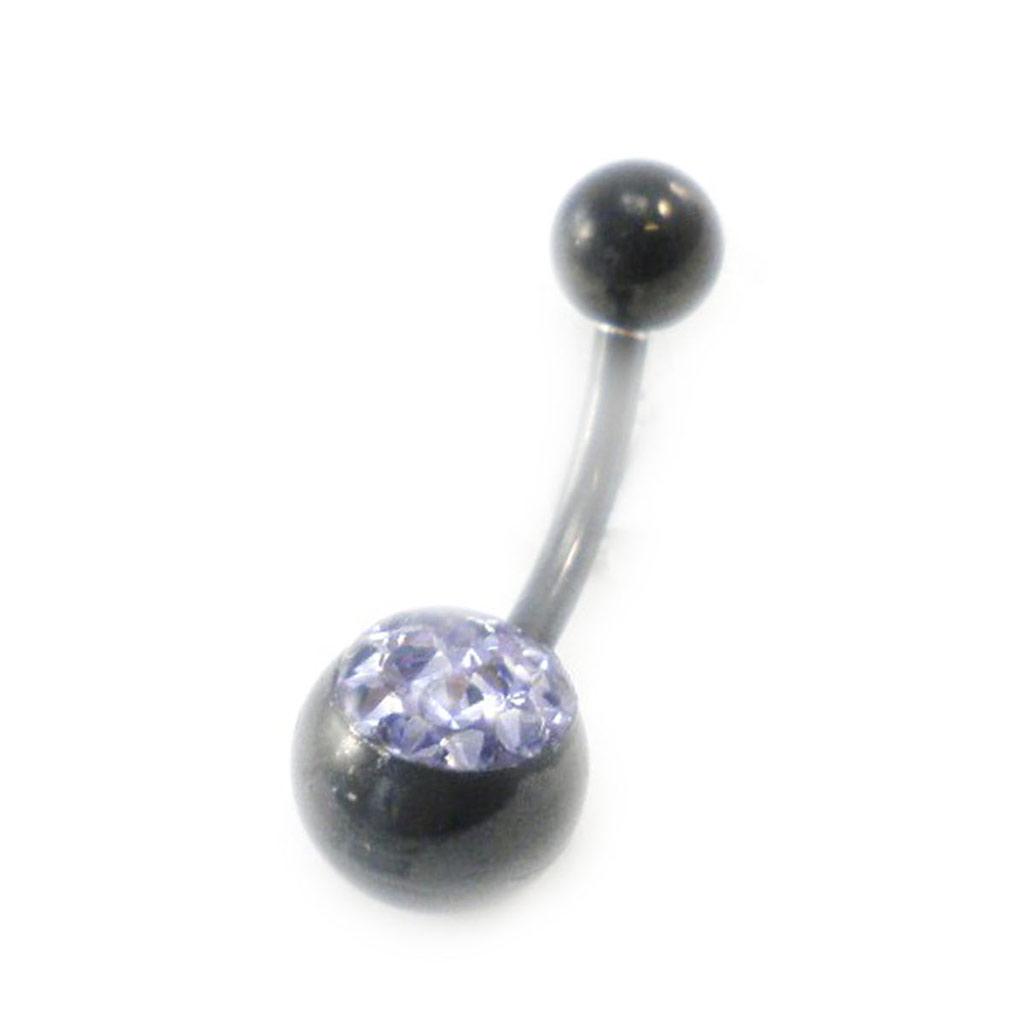 Les Trésors De Lily [I9485] - Purple 'Crystal' Body Piercing