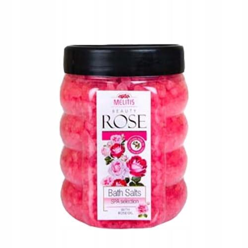 Sól do kąpieli rose 680g - relaksująca, z olejkiem różanym. aromaterapia