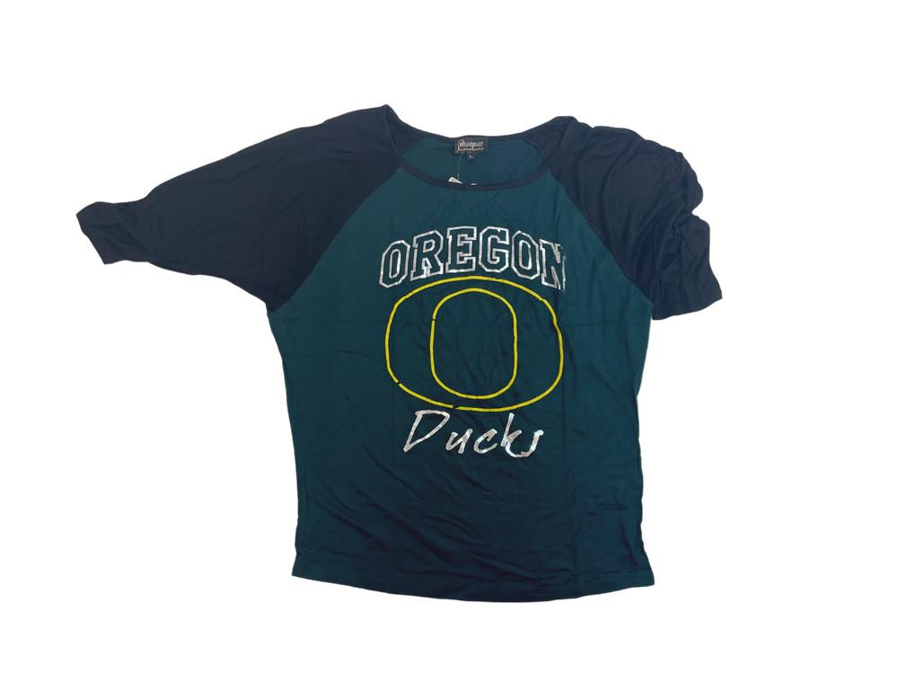 Gameday Couture Женская футболка с 3/4 рукава NCAA Oregon Ducks Новая с биркой S, M, L, XL Унисекс футболка