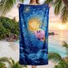 Kirby Fashion Beach Towel Portable Soft Quick Dry Towel For Swimming Camping Holiday Use