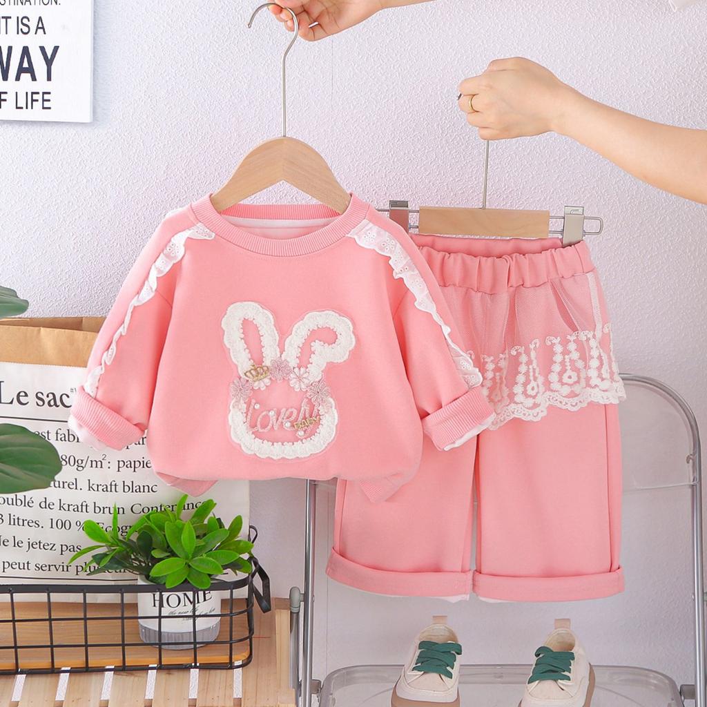 Детский повседневный комплект с длинным рукавом, удобные наряды для повседневной носки