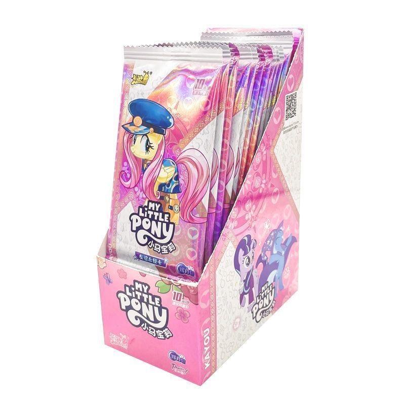 Authentic My Little Pony Series Card Shine Moon Pack Episode 5 Fluttershy Twilight Sparkle Anime Collection Card Toy Gift