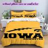 Rugby logoPattern Bedding Quilt Set Quilt Cover Pillowcase Home Decoration Birthday Gift (1 * duvet cover + 2 * pillowcase, without core)