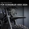 Motorcycle Accessories For Scrambler 400X 400 X 2024- Black Extend mudguard and increase mudguard height