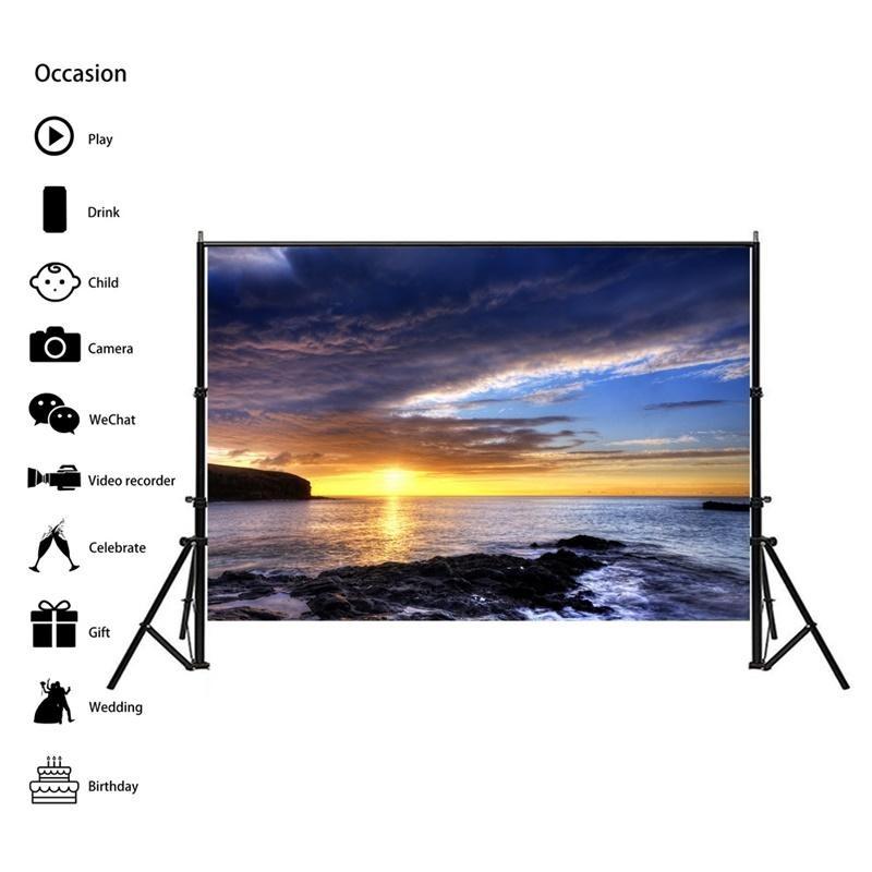 Серия Пляжный Морской Пейзаж Фоновая Ткань для Летних Вечеринок, Мероприятий, Фон для Фотосессий, Декор в Пляжной Тематике, Свадьбы