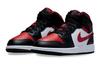 Jordan Air Jordan 1 Mid Черный Огненно-красный GS 554725-079