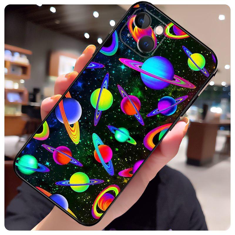 Космический Планета Звезды Луна Чехол Для iPhone 16 Pro Max 14 13 12 11 15 17 Pro Max mini 15 16 Plus 16e 17 Air Чехол для Телефона