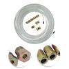 25Ft 3/16IN Car Brake Line Kit Brakes Lines Fittings Brakes Lines Repair Kits For Most Vehicles Cars SUVs Trucks Brake Parts