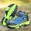 Winter Velvet Children's Sneakers Outdoor Non-slip Claw Trekking Shoes Kids Trainers Warm Snow Boots Boys High Top Sports Shoes