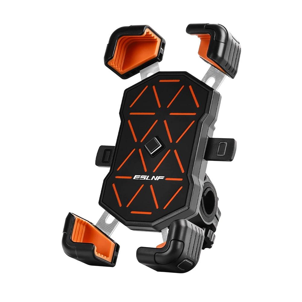 Soporte para teléfono de bicicleta resistente, ajustable y antideslizante para navegación segura