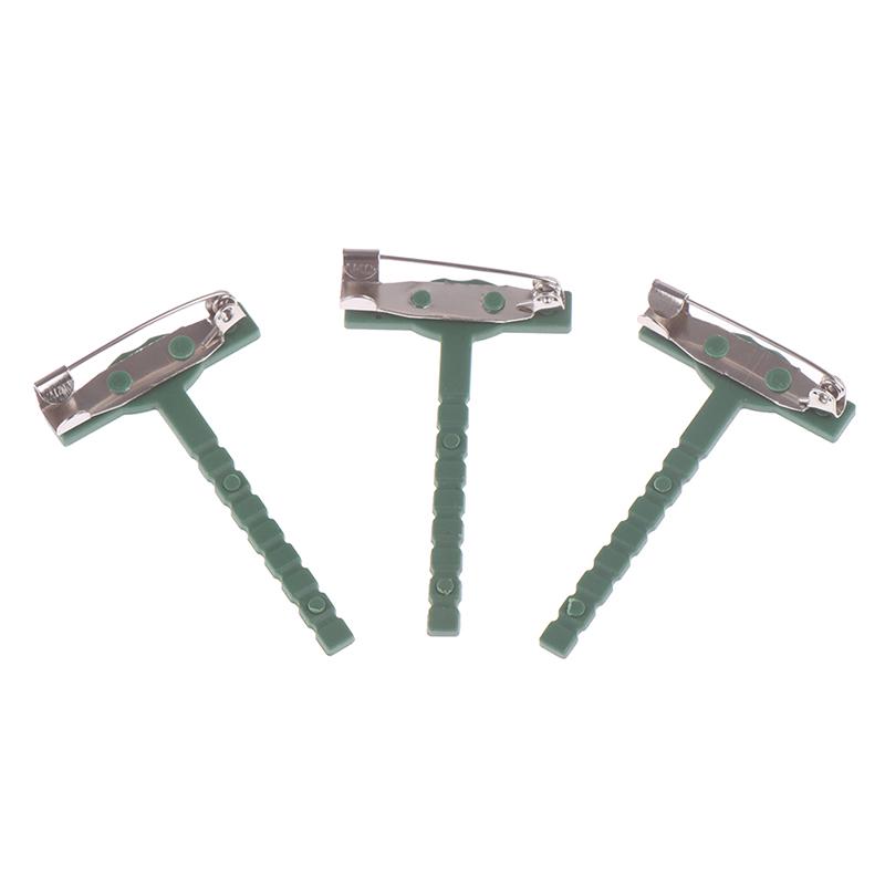 20Pcs Plastic Metal Brooches Unisex Shirt Collar Pins Fake Flower Brooch Pins