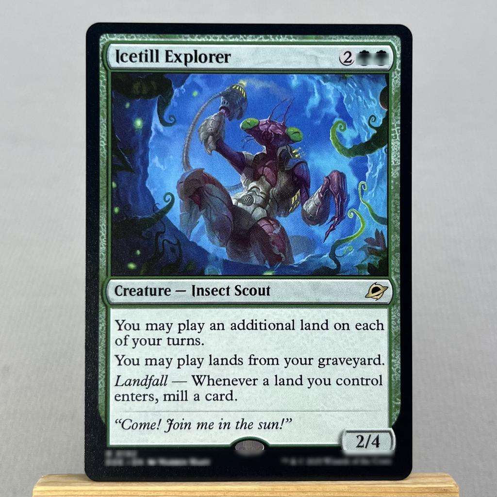 EOS EOE UNF HOLO15-0002 Tcg прокси магические карты шоковая земля Уробороид Шахта Древняя гробница Каменные пещеры Слияние маны собрать