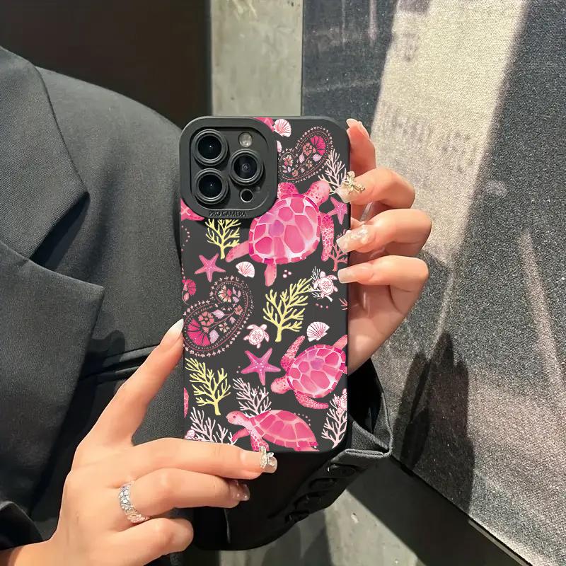 Чехол для телефона Samsung Galaxy S25 S24 S23 Ultra S22 Plus S21 FE A16 A14 A13 A54 A33 красочная морская черепаха противоударный мягкий чехол