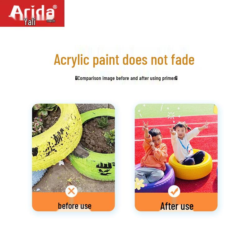 Acrylic Primer for Walls, Phone Cases, Stone, Steel, and Tires: Enhanced Adhesion