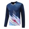 Long Sleeve Sports T-Shirt Women Men Kids Ping Pong Badminton Volleyball Training Competition Athletic Wear