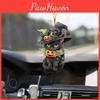 Flat Acrylic Surface Pendant With Halloween Cat Pumpkin Design For Auto Decor