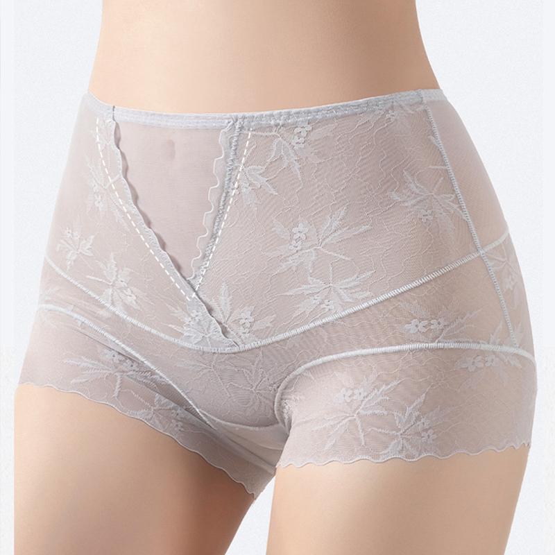 Сексуальное кружевное нижнее белье Pure Desire, трусики с высокой талией, женские легкие трусы из тутового шелка, антибактериальные тонкие женские трусы с промежностью