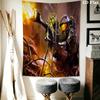 Space Warrior Tapestry Cosmic Guardian Tapestry Fashion Print Background Cloth Christmas Gift Background Cloth Wall Covering Decoration