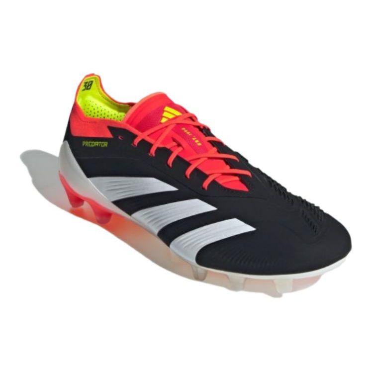 Adidas Predator Elite Lightweight Simple AG (Rubber Short Studs) Soccer Shoes Unisex Soccer Shoes Black White IG5453