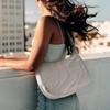 [tomtoc] Women's Shoulder Bag, Large Capacity 9L, Lightweight, Round Shoulder Bag, Compatible with 11-inch iPad Pro M5 2025 and iPad Air, Crescent Sha