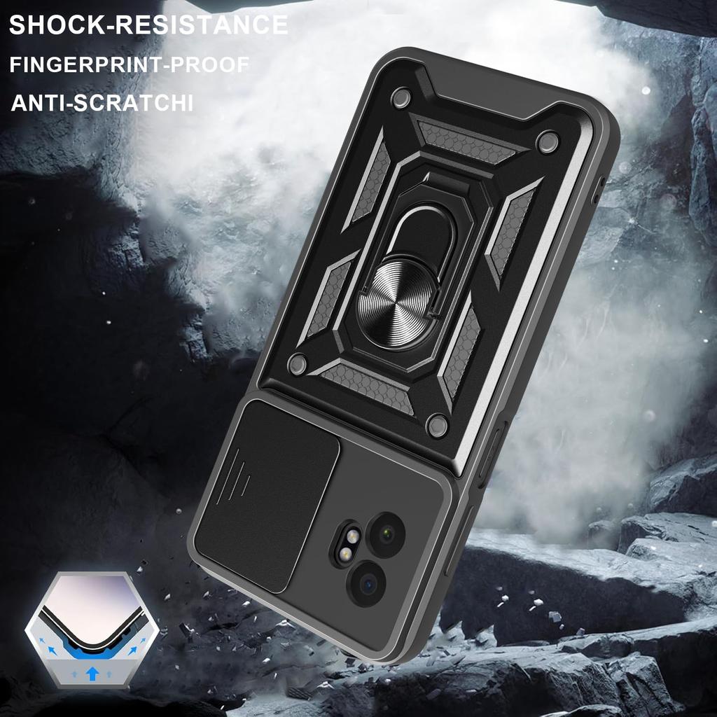Чехол-подставка Armor для Nothing CMF Phone 2 Pro, защита объектива с кольцом, магнитный держатель, Coque Fundas Capa