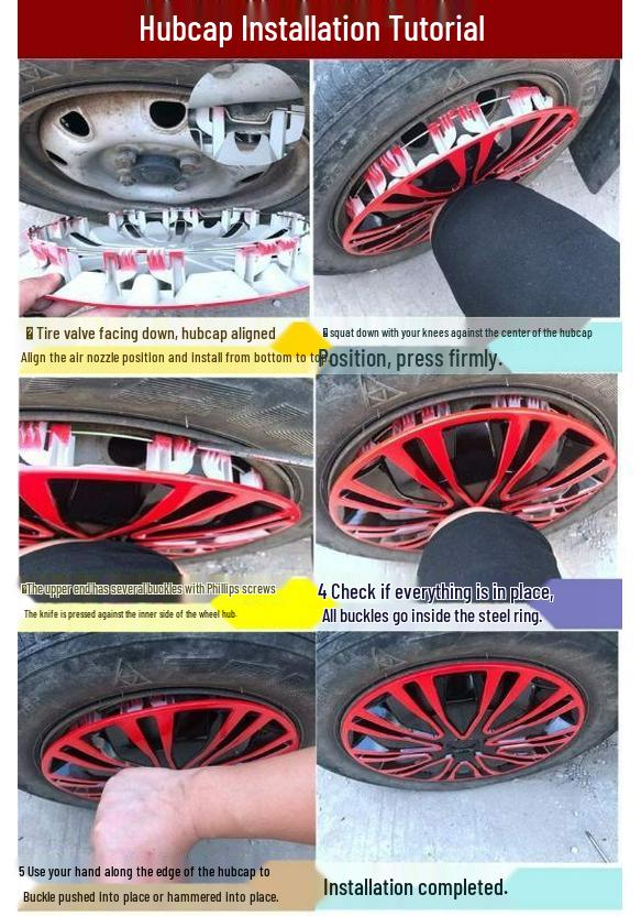 JAC Cala 13-inch Hubcap Tire Protector for Electric Box Truck