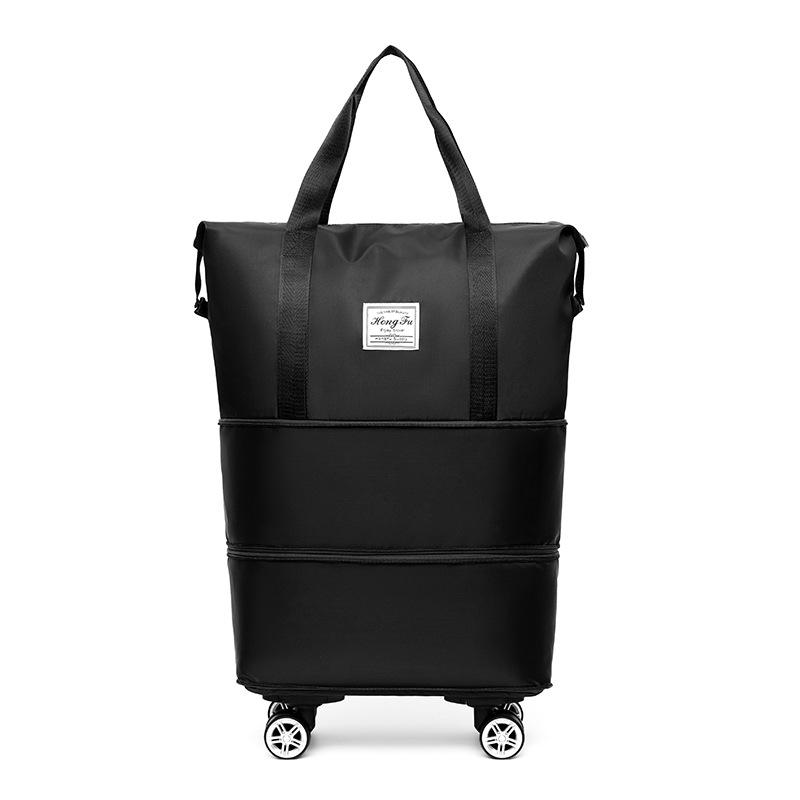 Expandable Wheeled Travel Bag for Business Trips and Short Commutes