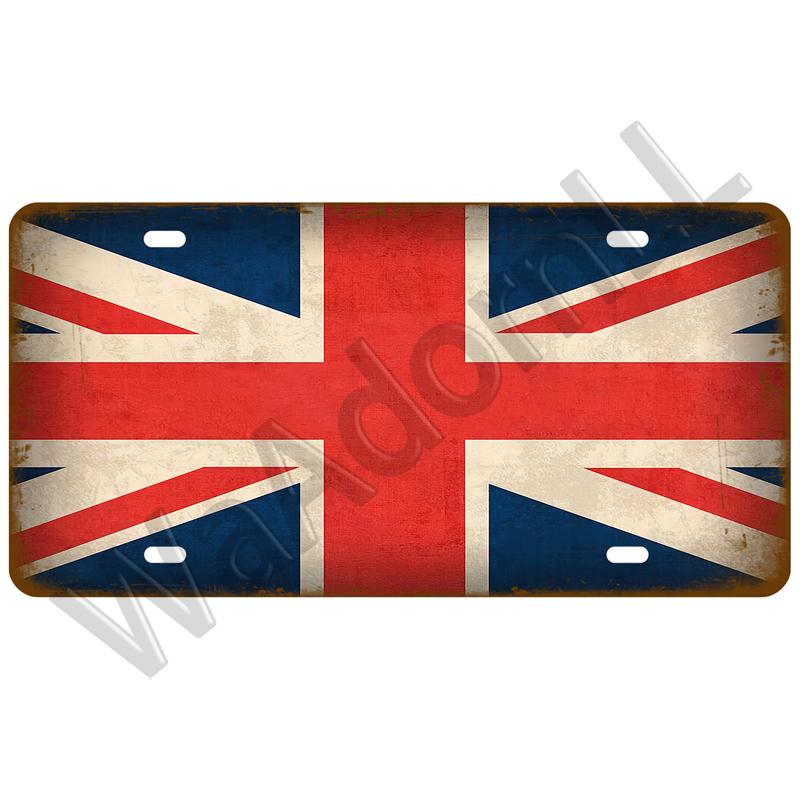 Металлический знак Германия США Флаг страны Франция Жестяная табличка Россия Испания Жестяная пластина для стены Домашний ресторан Ремесло Бар Декор