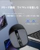 Беспроводная мышь, Подключается к 3 устройствам, 2,4G Bluetooth, USB Type-C приемник, Тихая, Легкая, 100016024003200 DPI, 6 кнопок (ВпередНазад),