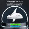 MAMBASNAKE x ATTACK SHARK X6 Игровая PAW3395 Беспроводное подключение Переключение DPI 200 часов непрерывной работы Магнитная RGB-зарядка Белый Ультралегкая
