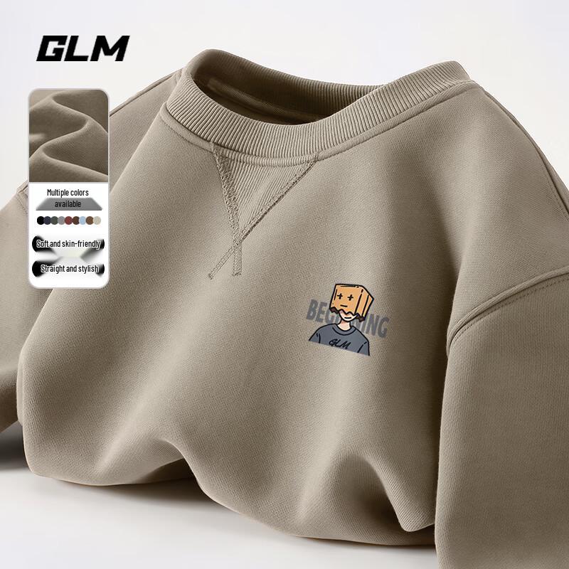 GLM Men's Loose Fit Crewneck Sweatshirt