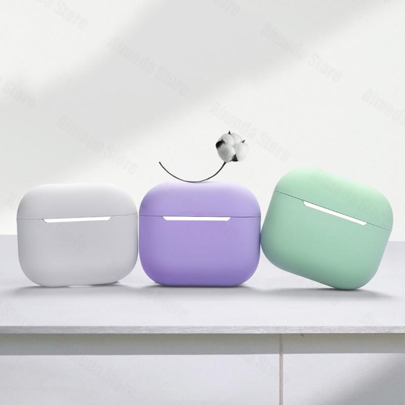 Чехол для Airpods Pro 2 Силиконовый Сплошной Беспроводной Чехол для Наушников Для Apple Air Pod Pro2 2-го Поколения Защитный Корпус