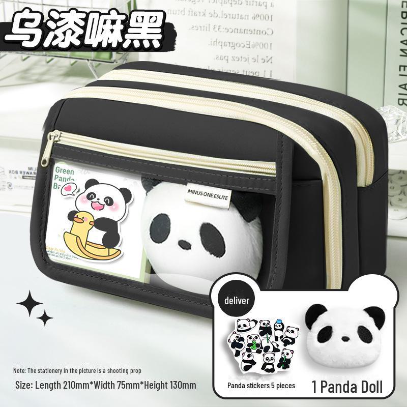 Пенал большой вместимости «Панда» 2024 года для девочек и мальчиков — подходит для учеников начальной и средней школы