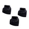 3Pcs/set Component Drum Kits Stand Mat Replacements Tripod Snare Stand Rubber Creative Chair Foot Drum Stool Leg Pads