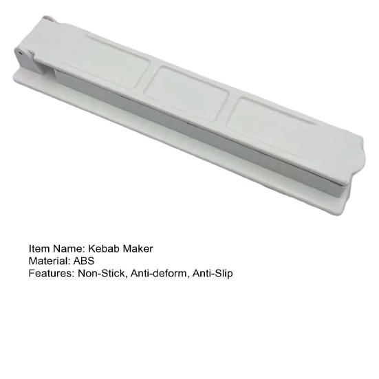 Полезная открывающаяся форма для приготовления пищи, экономия труда, пресс-форма для шампура ручной работы, аксессуары для барбекю, форма для шампура для барбекю