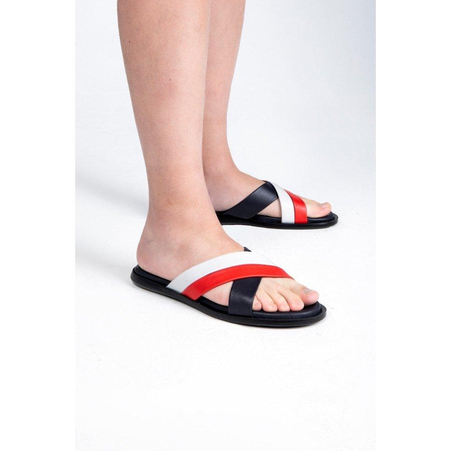 Мужские повседневные тапочки из натуральной кожи