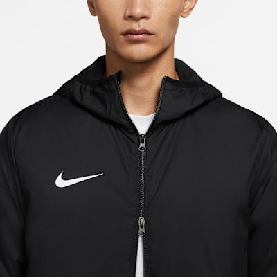 Men's Parka Nike Parka Coats Men's Black Hooded Thickened